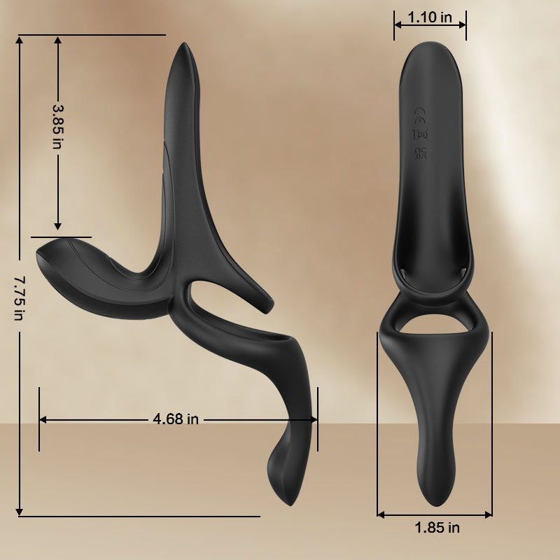 Sonic - Vibrating 3 in 1 Penis Ring Penis Rings