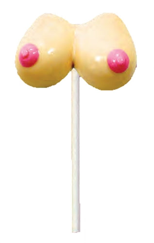 Boobie Pops Candy Strawberry – Novelty Boobie-Shaped Candy
