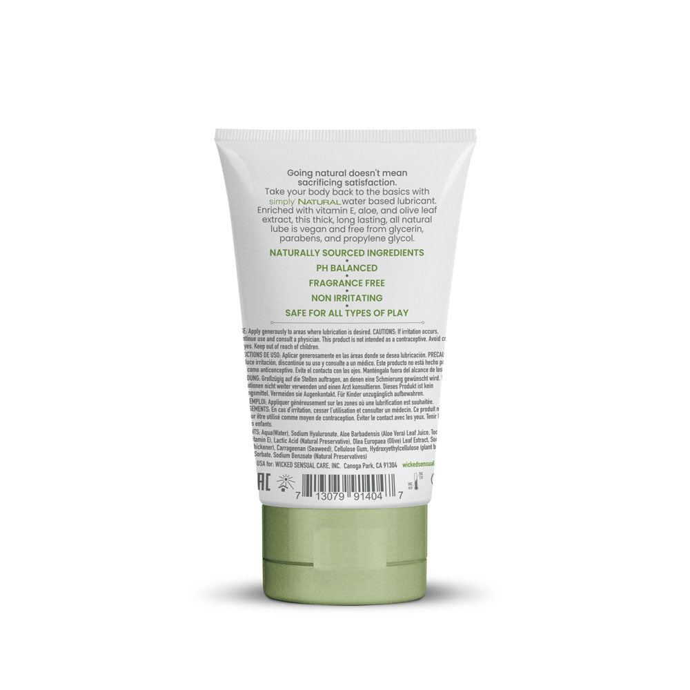 Wicked Simply Natural – All Natural Water-Based Lubricant