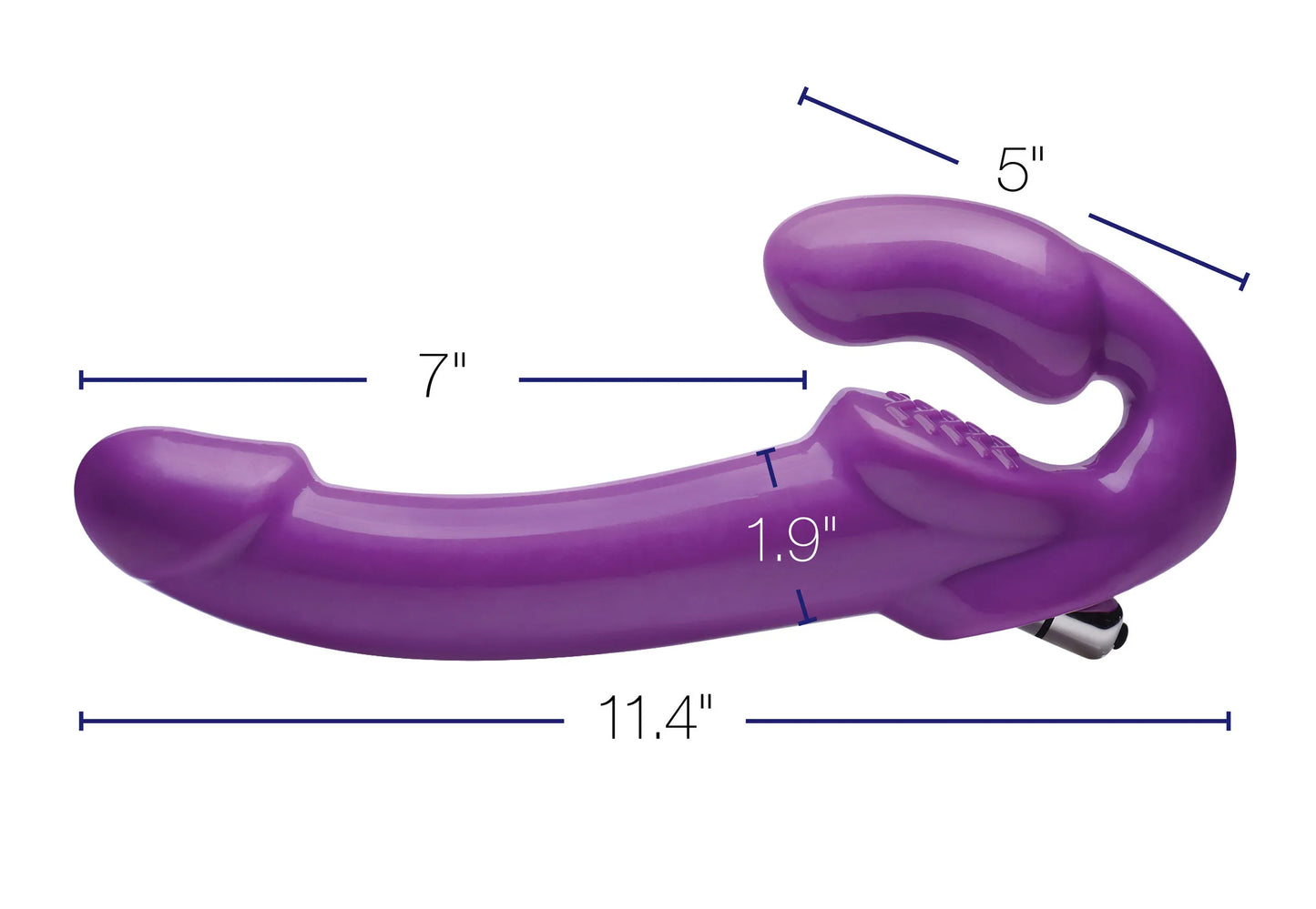 Revolver Strapless Strap-On – Extra Thick Long Shaft Harness-Free Harness-Free Vibrator
