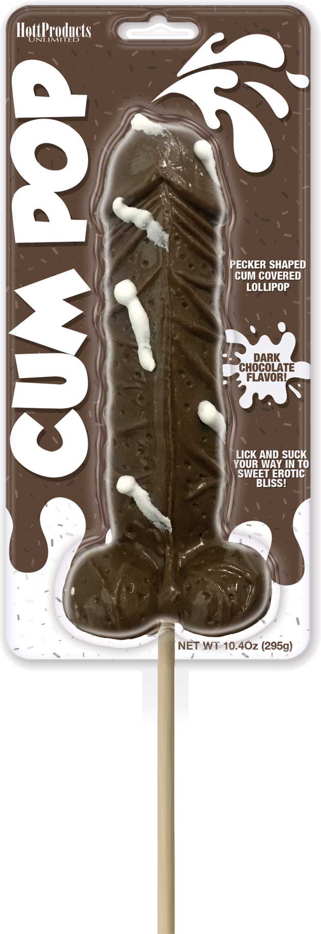 Cum Pops Dark Chocolate – Pecker Shaped Chocolate Lollipop