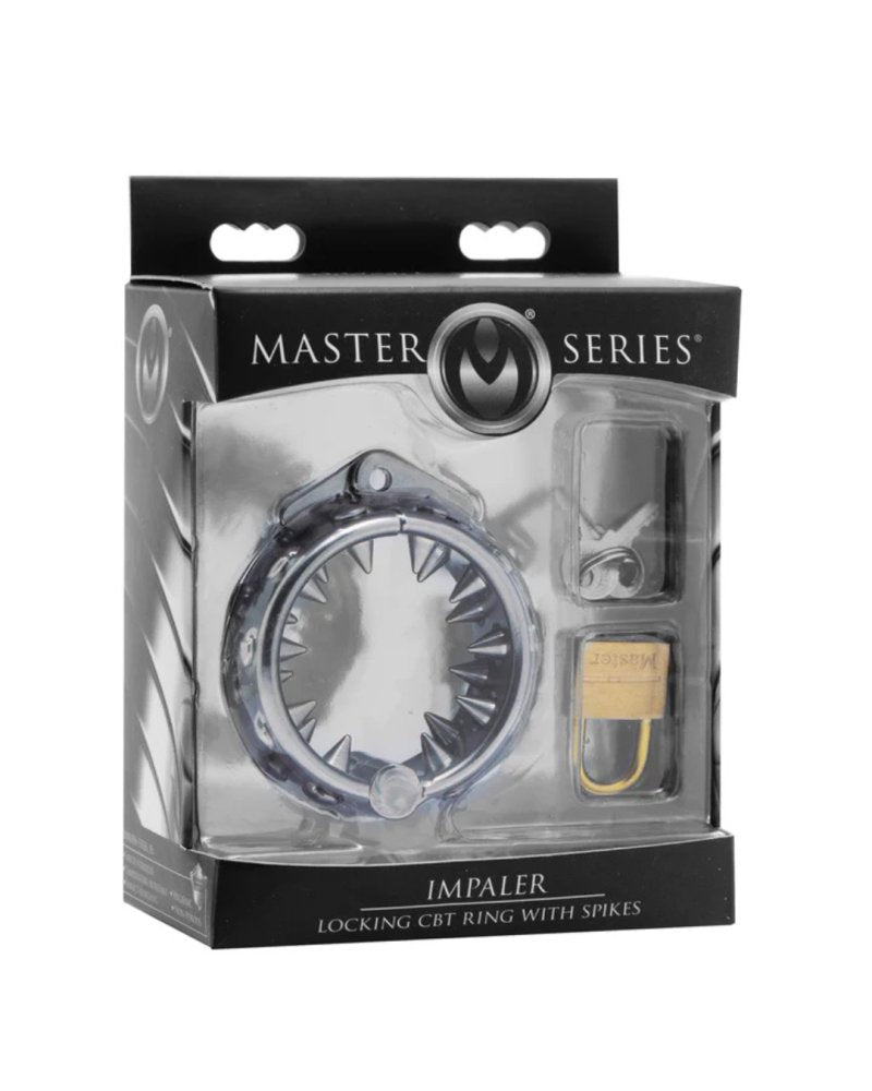 Master Series Impaler Locking Ring with Spikes – CBT Ring