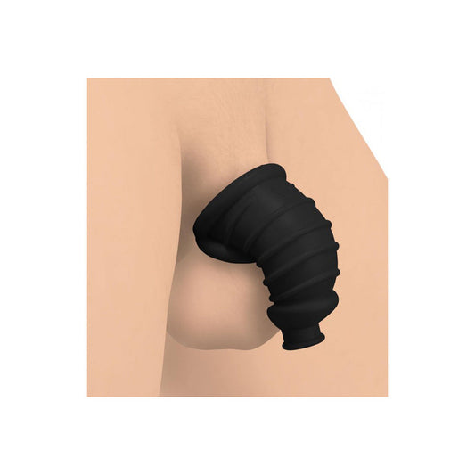 Master Series Dark Chamber – Silicone Chastity Cage