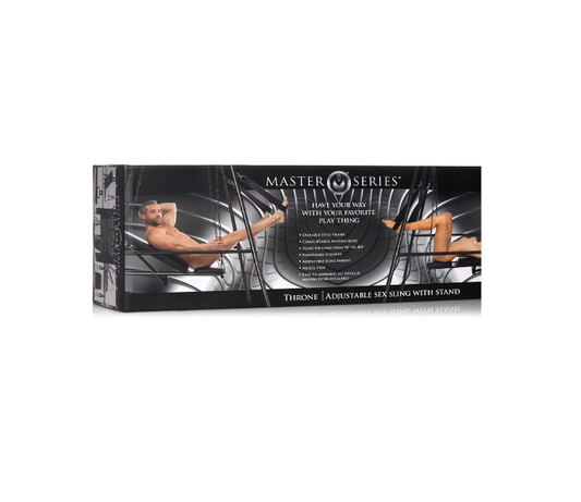 Master Series Throne Adjustable Sex Sling with Stand > Sex Toys > Swings & Slings