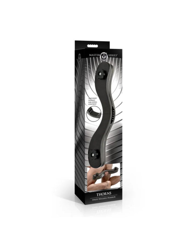 Master Series Thorns Spiked Wooden Humbler – BDSM Humbler