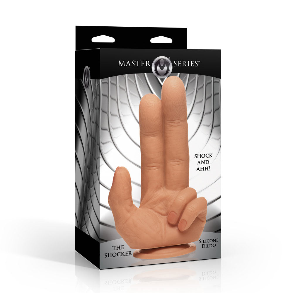 Master Series The Shocker – 20.8 cm Finger Dildo