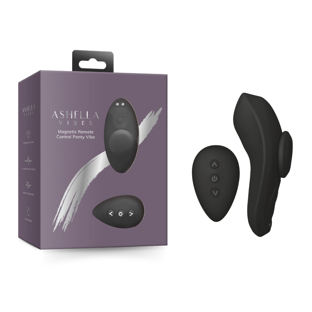 Ashella Vibes Magnetic Remote Control Panty Vibe – Wearable Vibrator