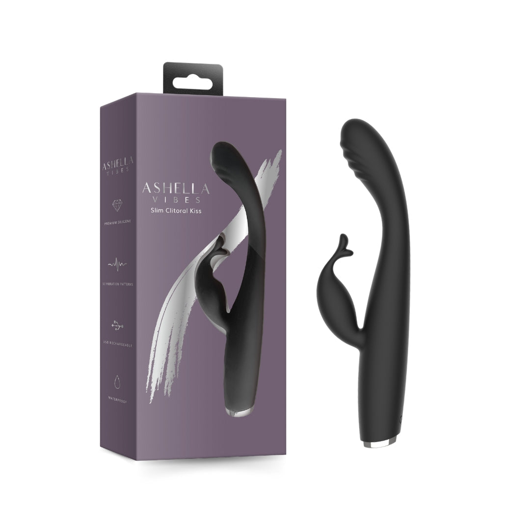 Ashella Vibes Slim Clitoral Kiss – Flexible Clitoral Stimulator Vibrator