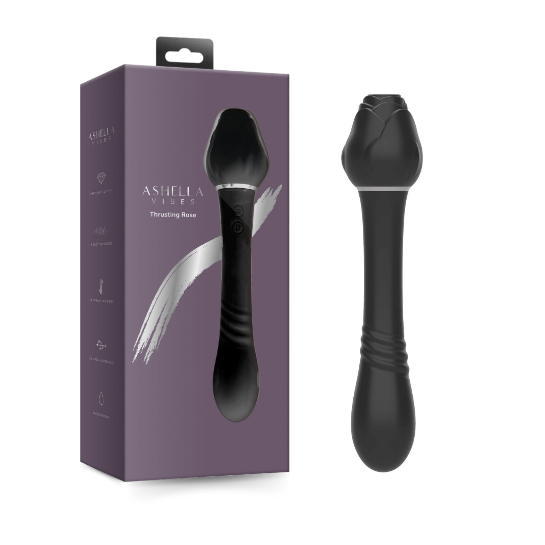Ashella Vibes Thrusting Rose – Suction and Vibrating Thruster Vibrator