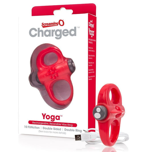 Screaming O Yoga Rechargeable Reversible Dual Loop Vibrating Cock Ring