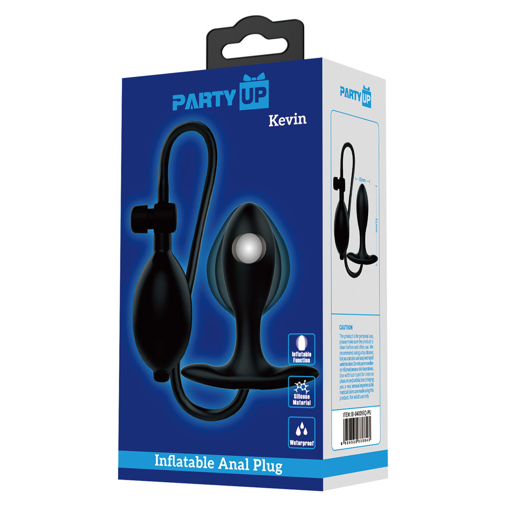 Party Up Kevin Inflatable Butt Plug – 9.1 cm Inflatable Butt Plug
