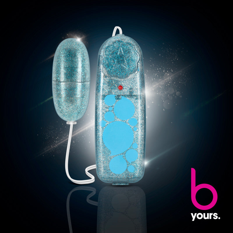 B Yours Glitter Power Bullet Blue 5.5 cm