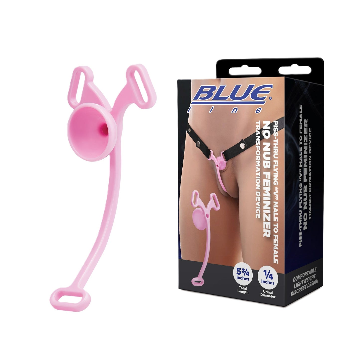 Blue Line Flying V Transformation Device – Male to Female Urinal 5.75 Inch