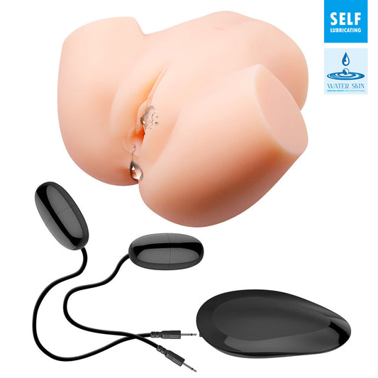 Crazy Bull Veronica (Black) – Vibrating Dual Vagina and Ass Torso Masturbator