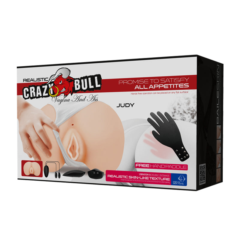 Crazy Bull Judy (Red) – Vibrating Doggy-Style Masturbator Torso