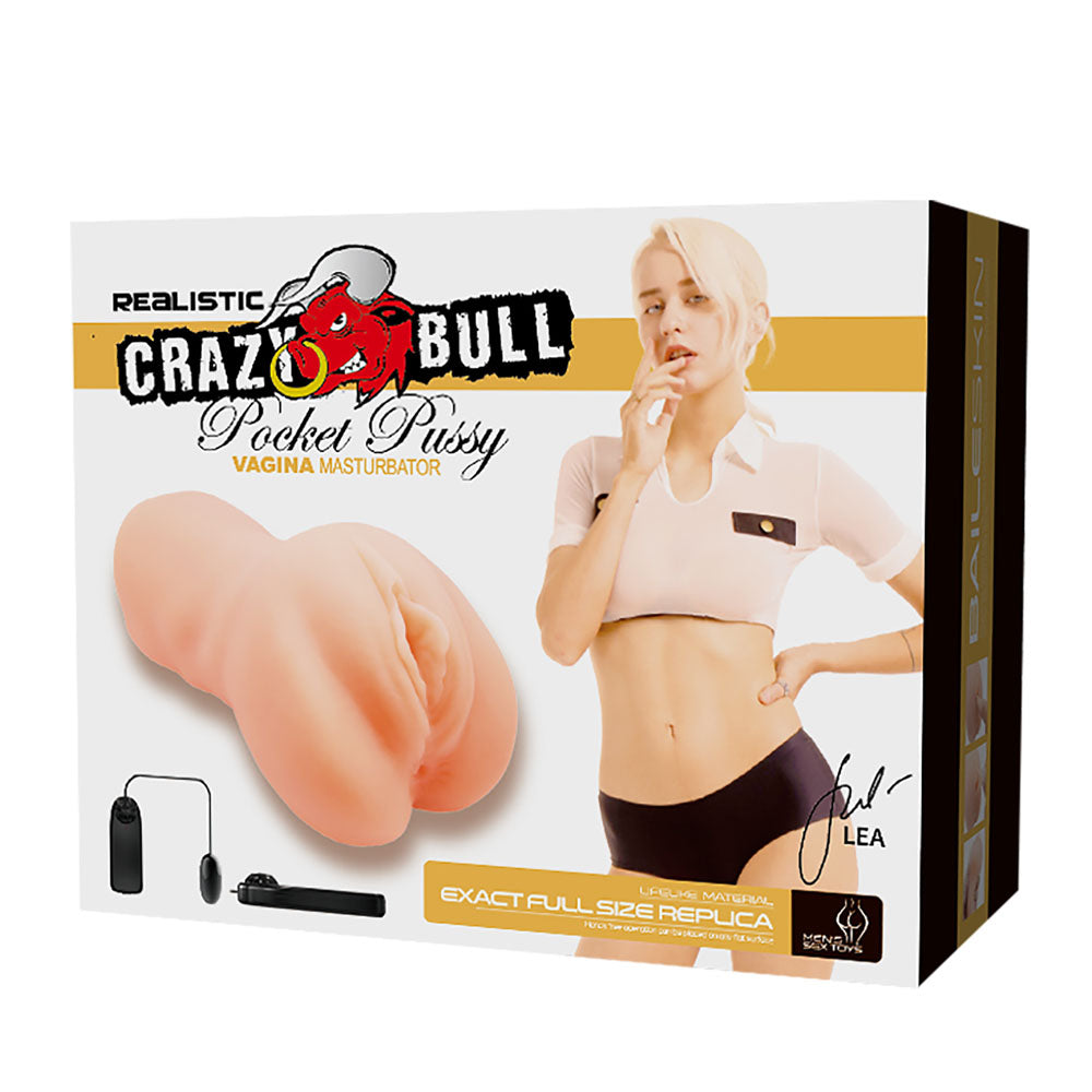 Crazy Bull Lea – Vibrating Pocket Pussy Masturbator Sleeve