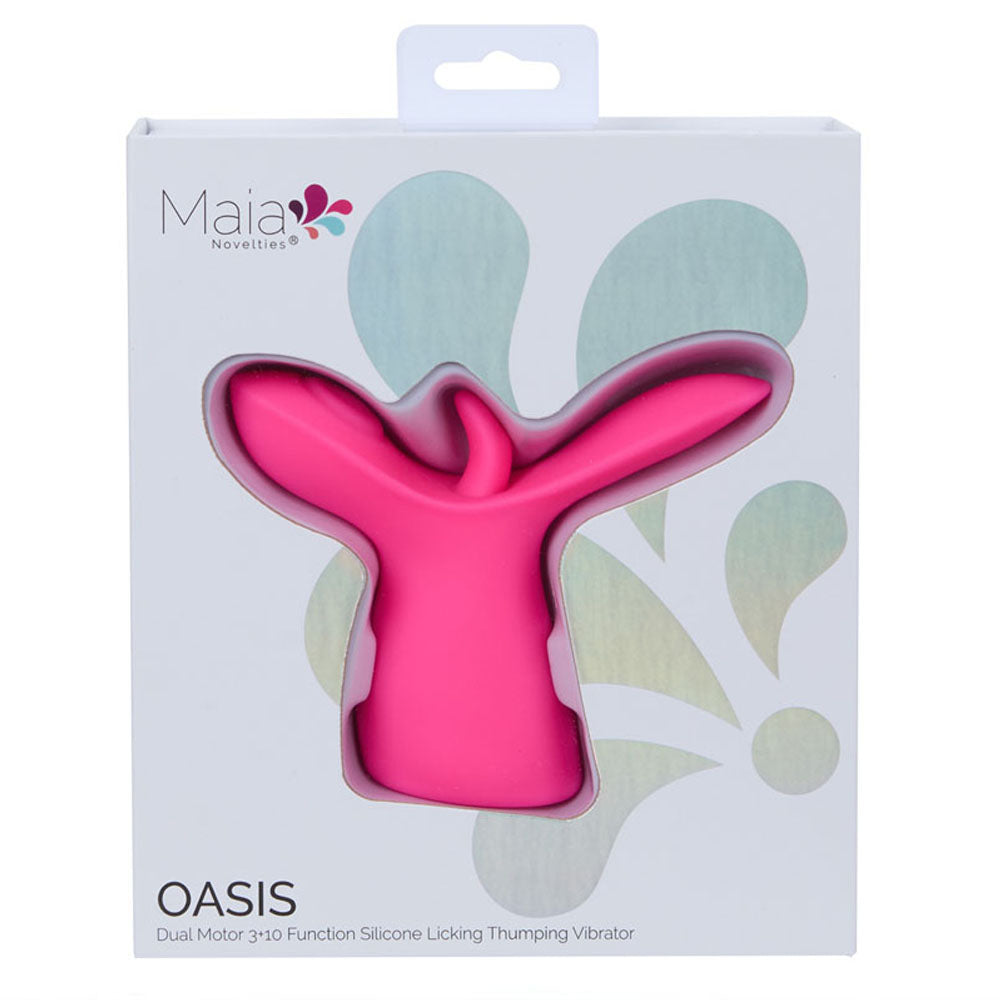 Maia Oasis – Dual Motor Licking Vibrator