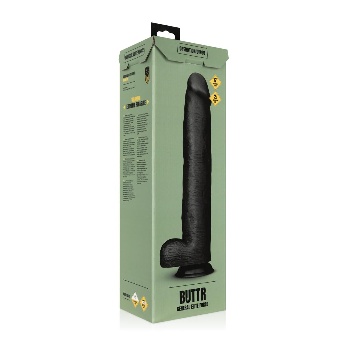 Operation Dingo Huge Realistic Dildo with Strong Suction Base