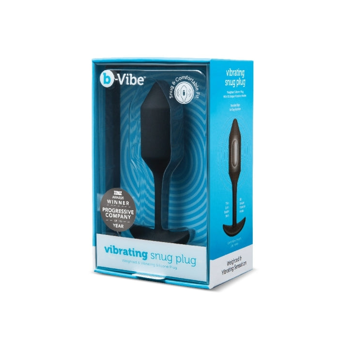 b-Vibe Vibrating Snug Plug Medium – Silicone Anal Vibrator