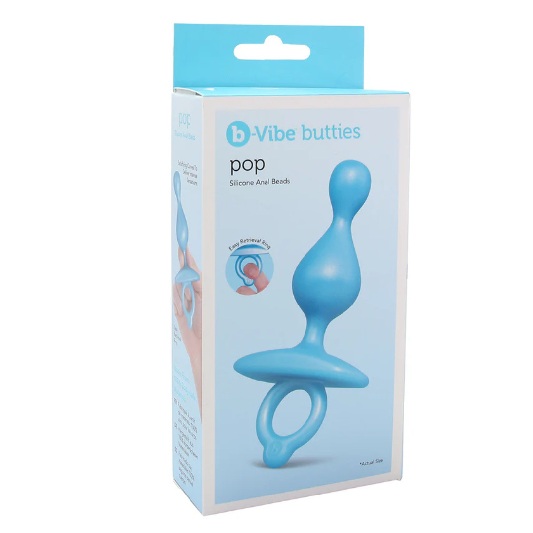 B-Vibe Butties Pop Beaded (Silicone) – Slim Silicone Plug