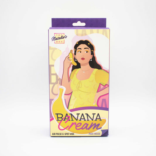 Banana Cream Yellow – G-Spot and Air Pulse Vibrator