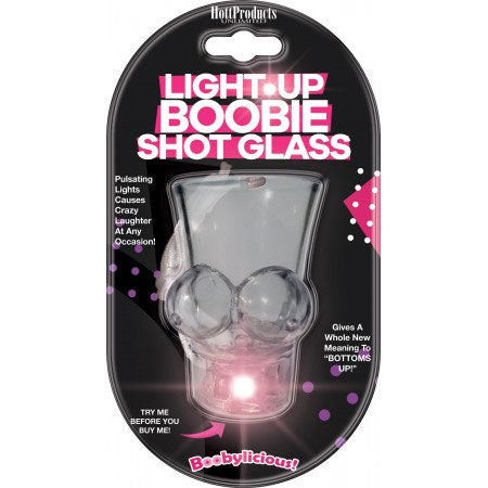 Light Boobie Light Up Shot Glass (Multi-Color) – Flashing Party Shot Glass