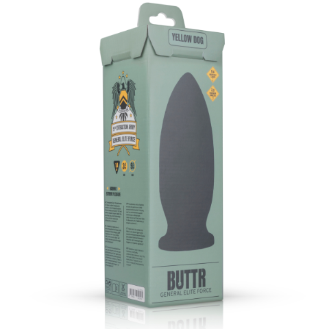 Buttr 'Yellow Dog' 10.5 Inch Butt Plug