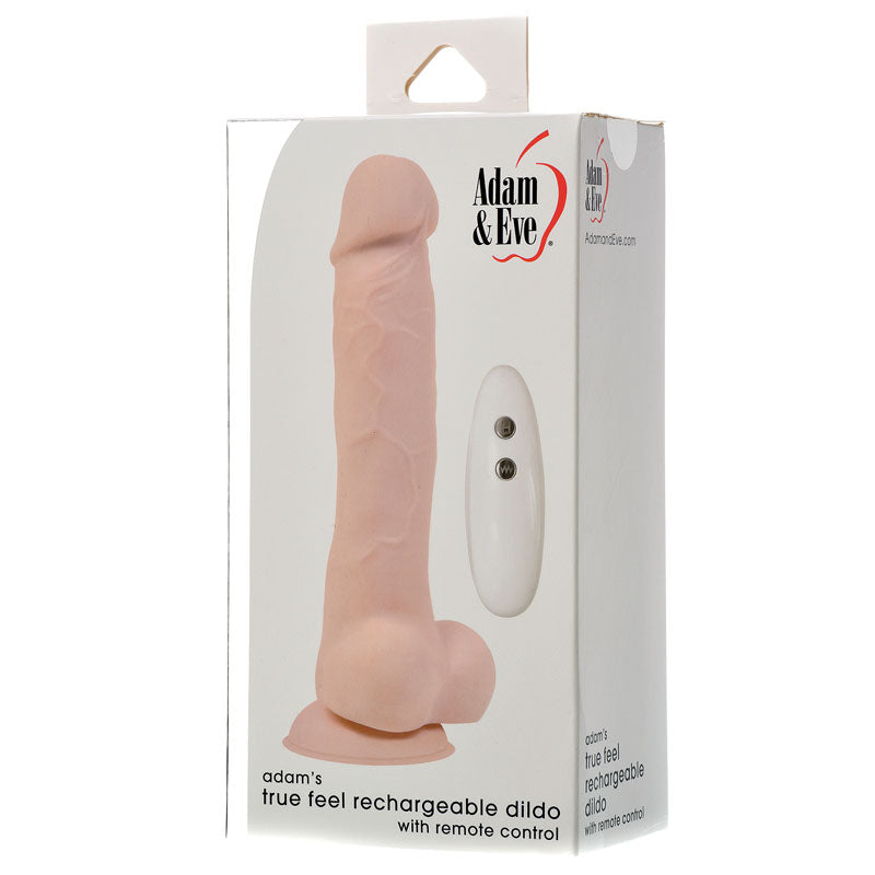 Adam & Eve Adam's True Feel (USB Rechargeable) 7 Inch Vibrating Dildo