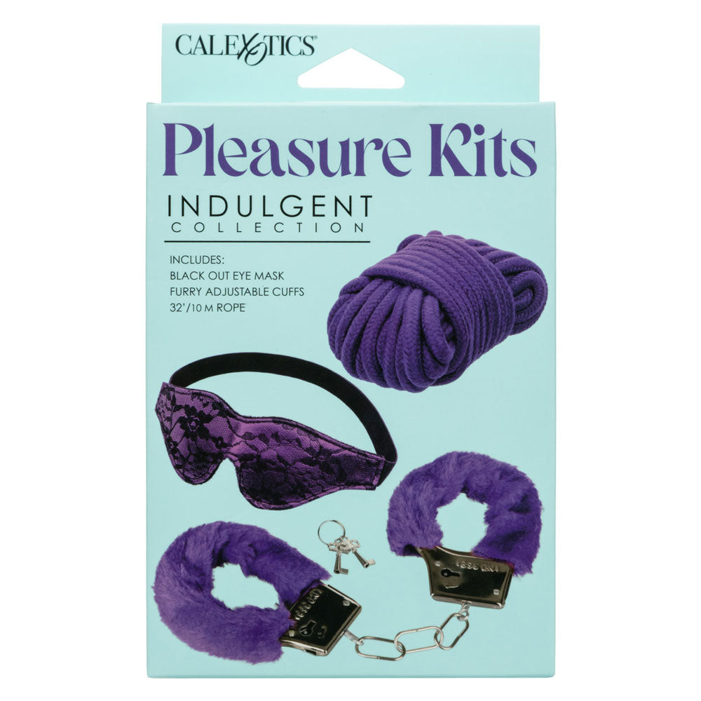 Pleasure Kits Indulgent Collection (Purple) – Luxury Restraint Kit