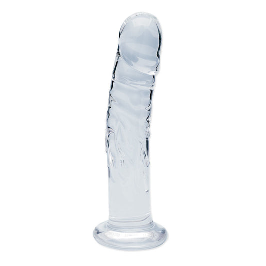 Seraphic Rapture – Handblown Borosilicate Glass 7 Inch Sculpted Dildo