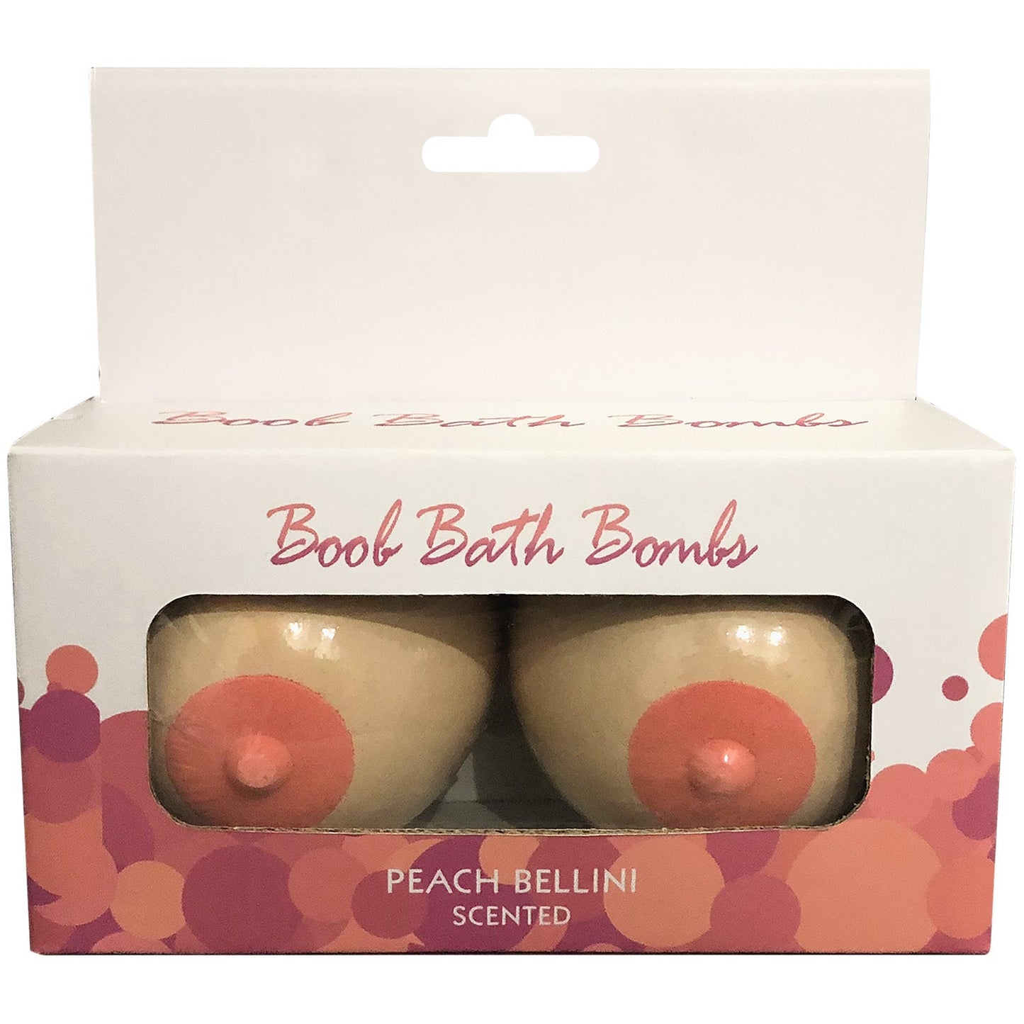 Peach Bellini Scented Boobie Bath Bomb Set – Relaxing Bath Bombs