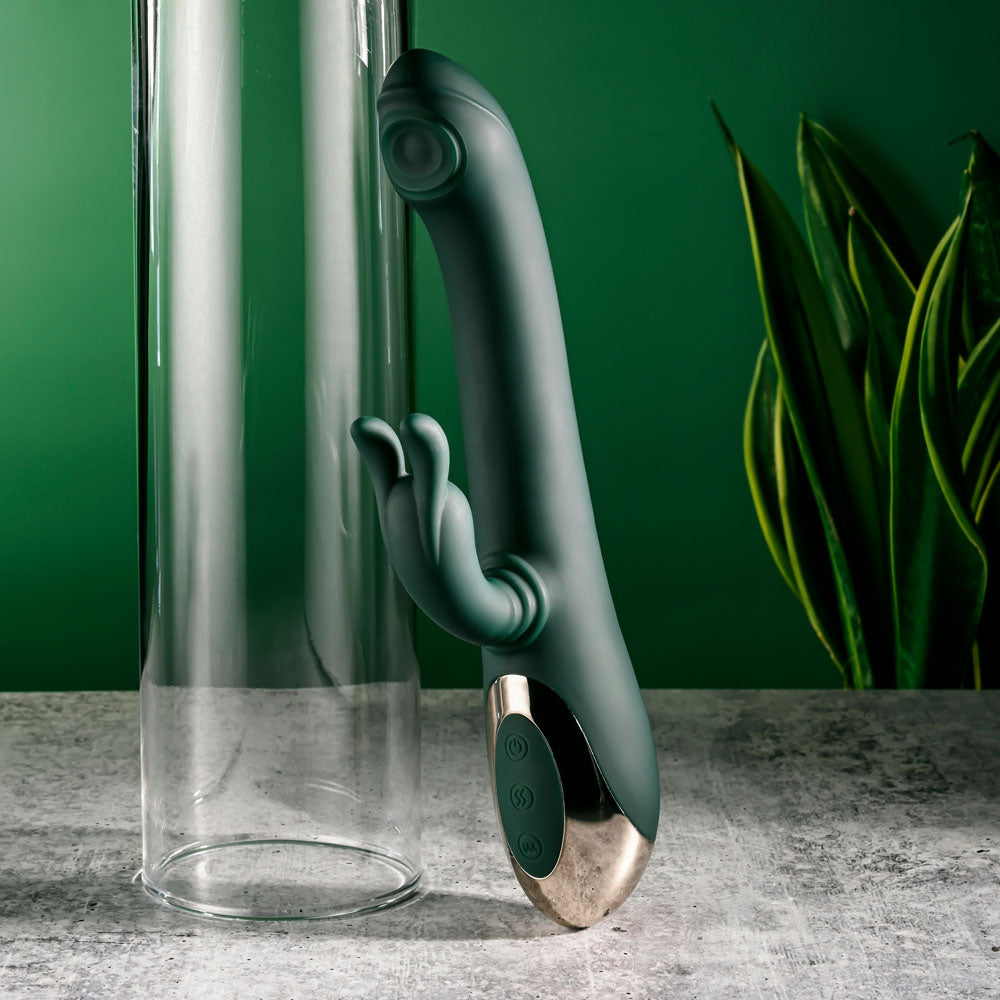 Evolved Rabbit Tap Tap 25 cm Vibrator with Tapping Tip