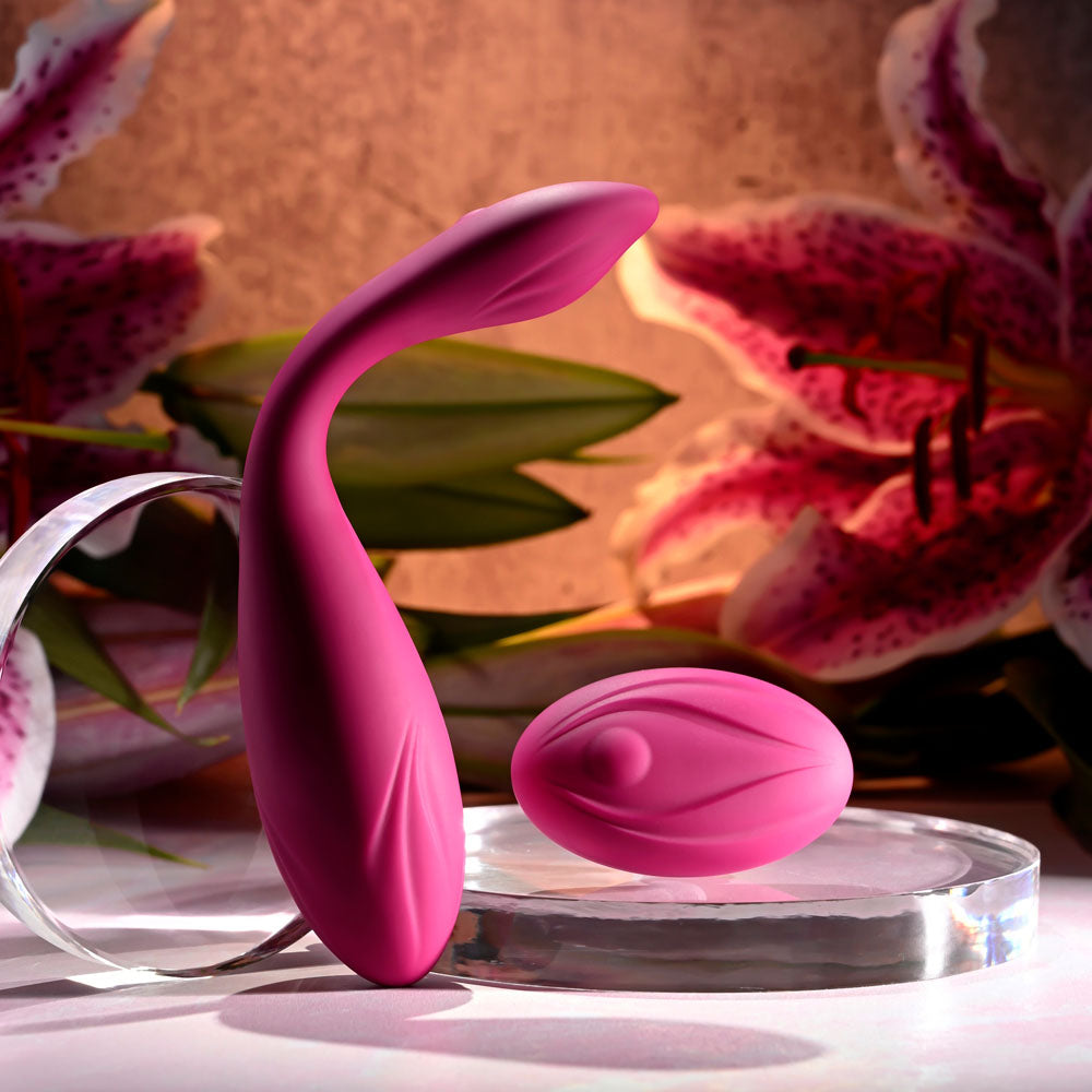 Evolved Cherry Pose Flexible Vibrator With Remote
