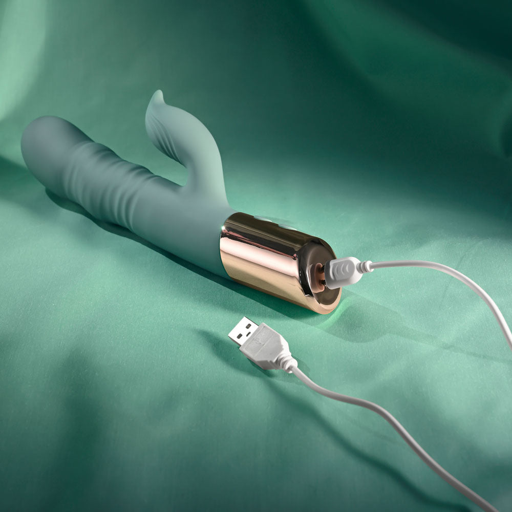 Evolved The Shimmy – USB Rechargeable Thrusting Rabbit Vibrator