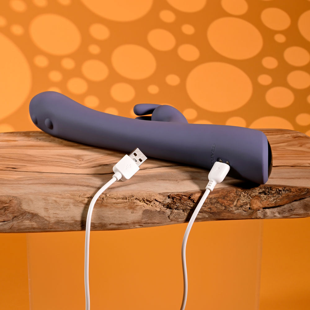 Evolved Poppin Good Time – 20 cm USB Rechargeable Rabbit Vibrator