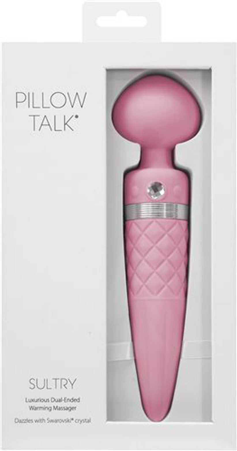 Pillow Talk Sultry Dual Ended Warming Massager Pink