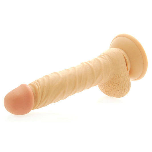 Realistic Dong with Suction Cup Base – 8.8 Inch Phthalate-Free Dong
