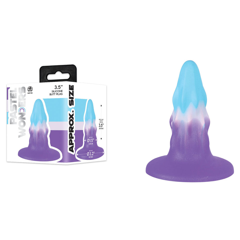 Pastel Wonders Silicone Butt Plug – 8.9 cm Beginner Anal Plug