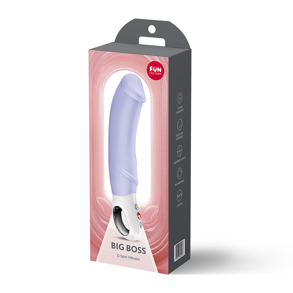 Fun Factory Big Boss – 22.9 cm USB-C Silicone Vibrator