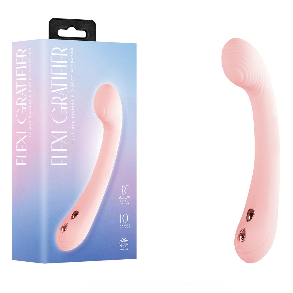 Flexi Gratifier – 20 cm USB Rechargeable Flexible Silicone G-Spot Vibrator