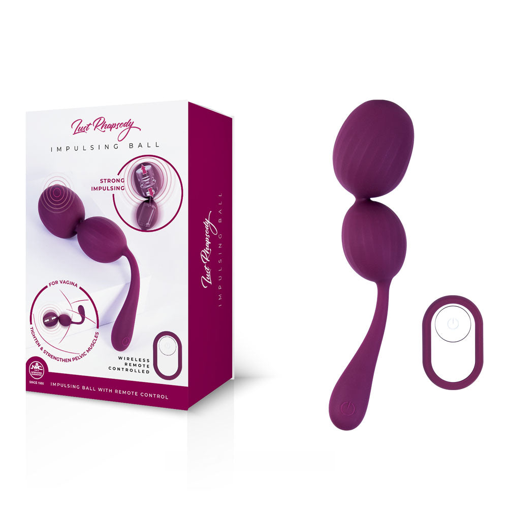 Lust Rhapsody Impulsing Ball – USB Rechargeable Remote-Controlled Kegel Balls