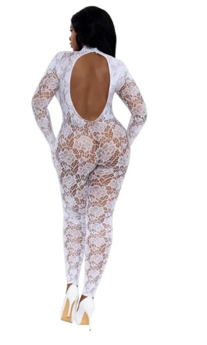 Gloved Bodystocking Dmnd – Nylon Spandex Bodystocking
