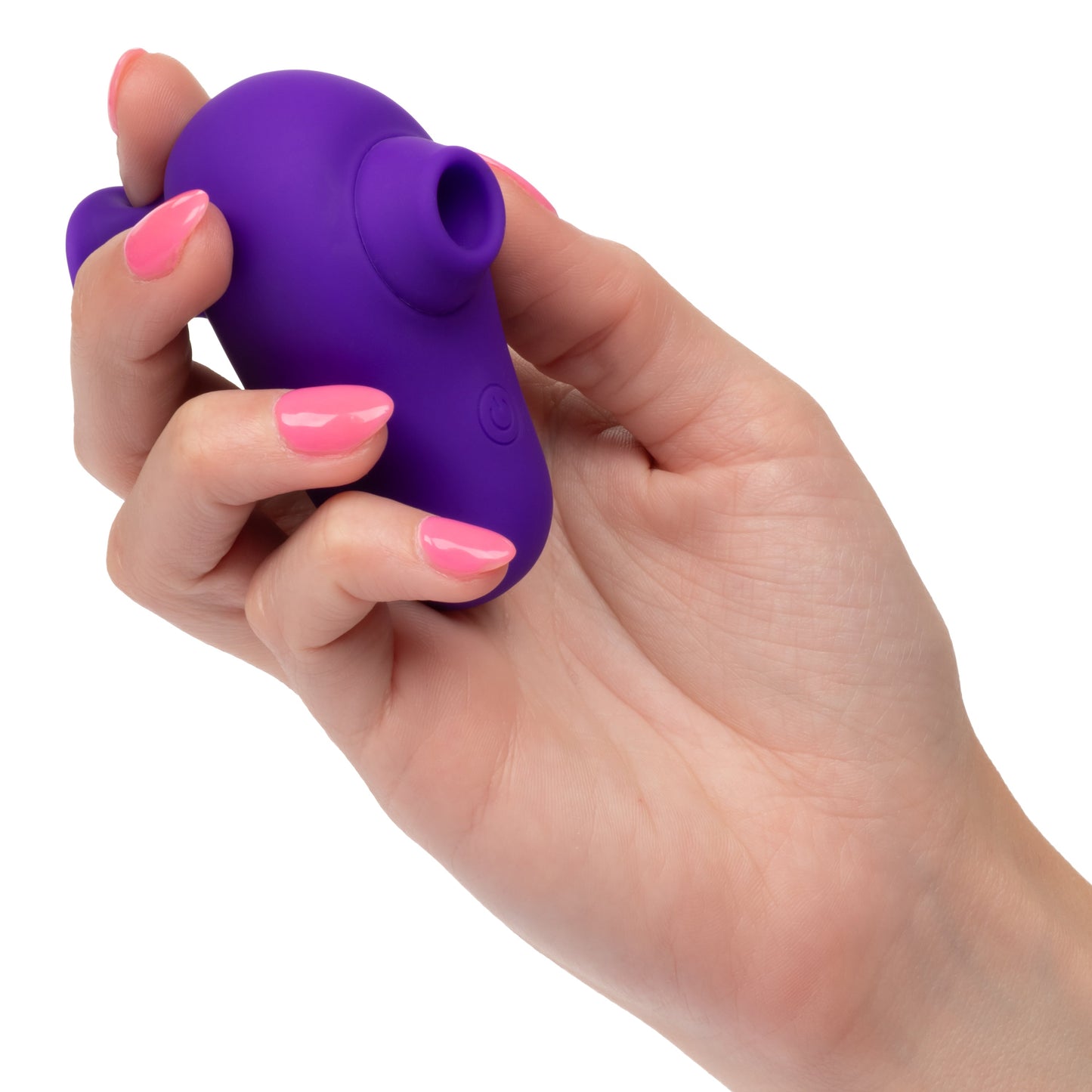 Neon Vibes The Kissing Vibe Purple Silicone Handheld Massager with 10 Functions and Rechargeable