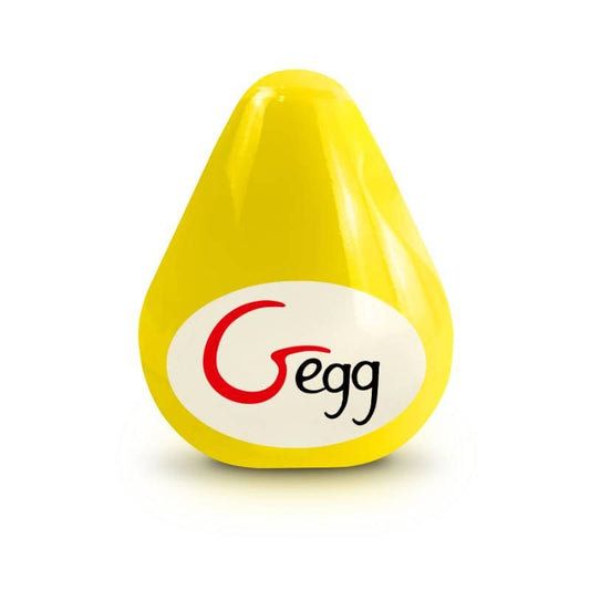 GEgg Masturbator Yellow 6.5cm Compact Pocket Sleeve