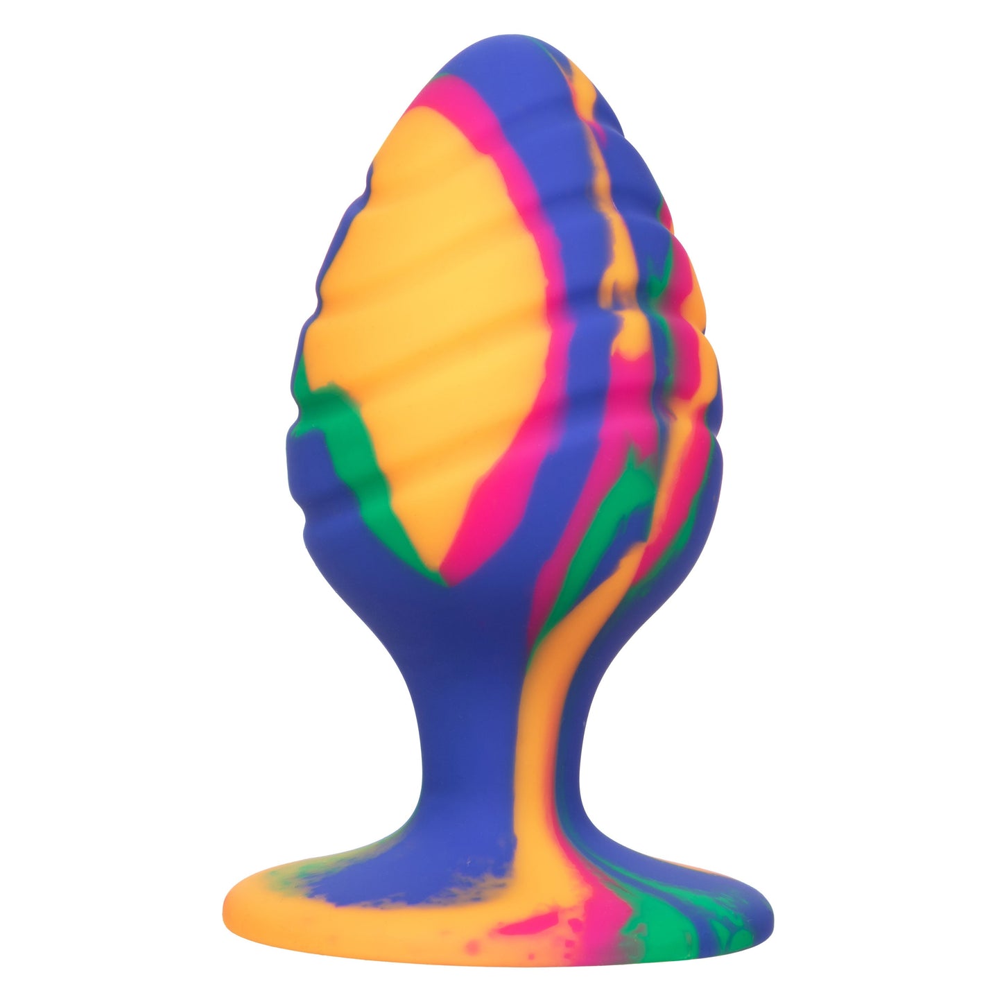 Cheeky Large Swirl Tie Dye – Colorful Large Butt Plug