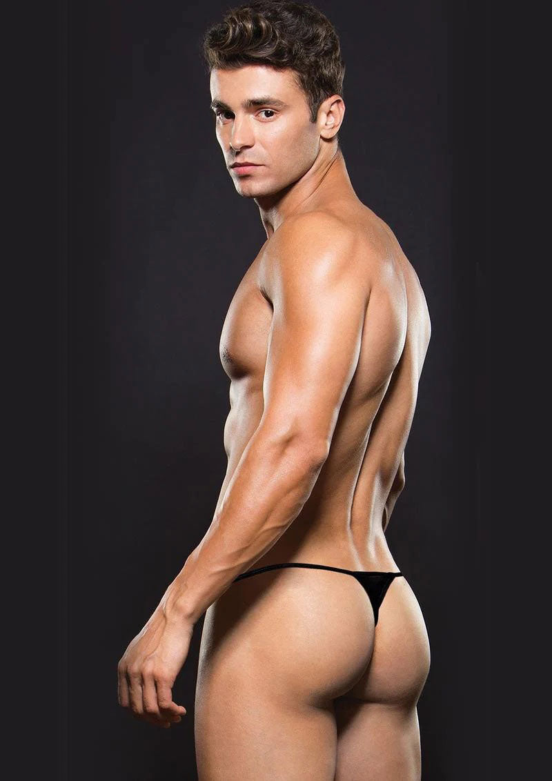 Envy Mesh G String in Midnight Black Minimalist Fit