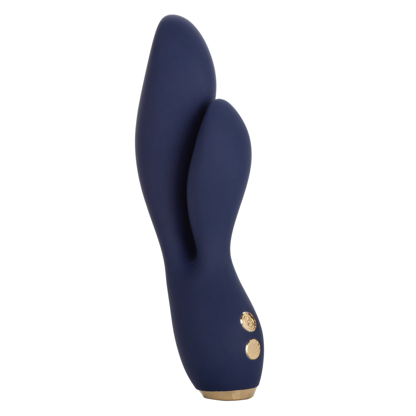 Chic Lilac Silicone Dual Motor Vibrator with Gold Accents – 10 Vibration Speeds, Rechargeable, Waterproof, Flexible Design