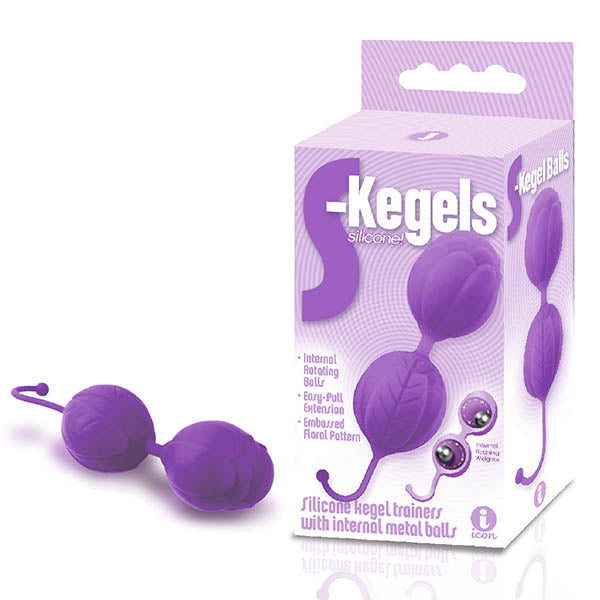 The 9's S-Kegels – Silicone Kegel Balls with Internal Rotating Weights