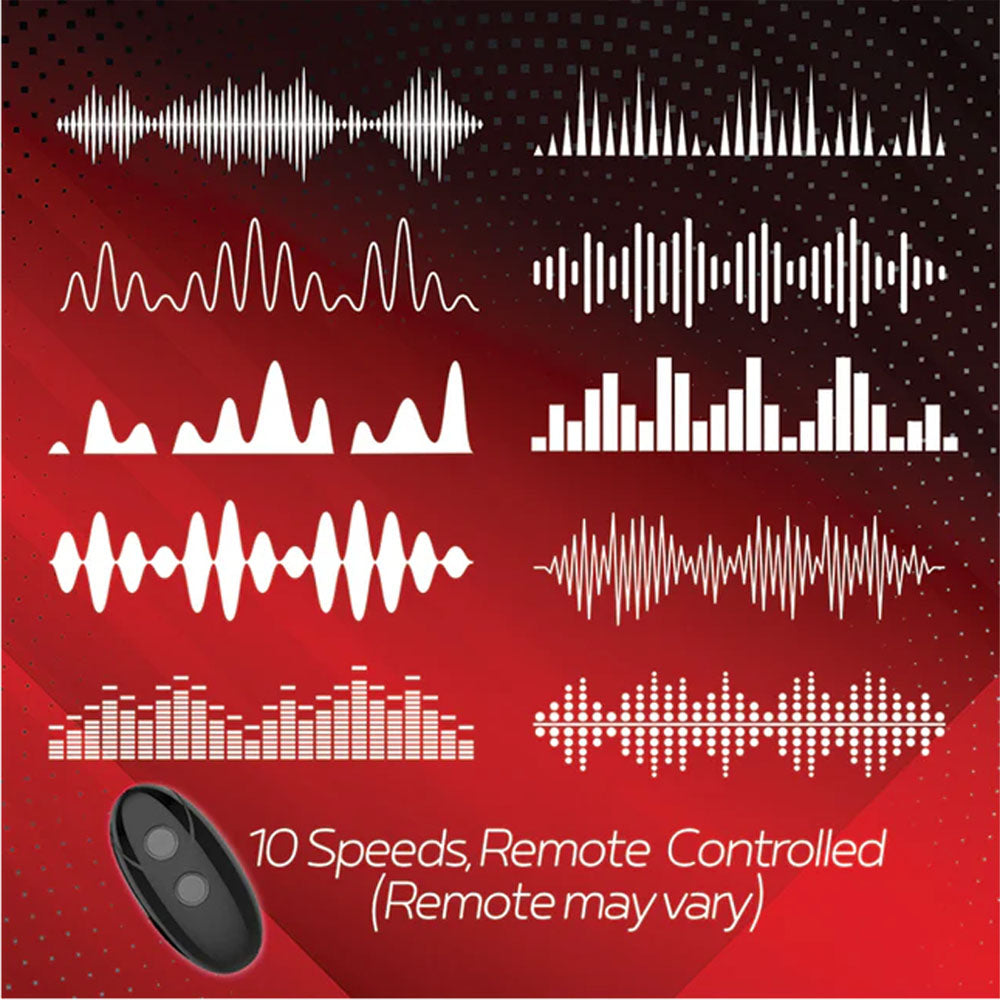 Red Dot Rings V1 Vibrating Cock Ring with Remote