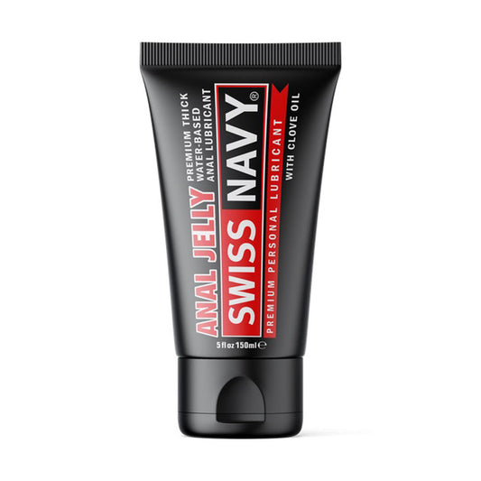 Swiss Navy Premium Anal Jelly with Clove Oil – Silicone-Based Anal Lubricant 150ml